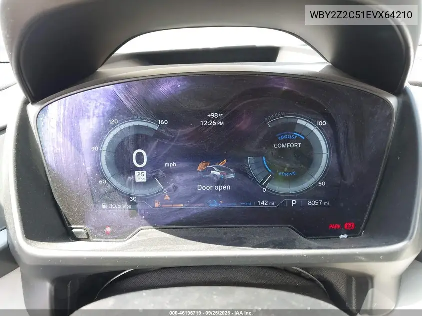 2014 BMW I8 VIN WBY2Z2C51EVX64210 — фото 7