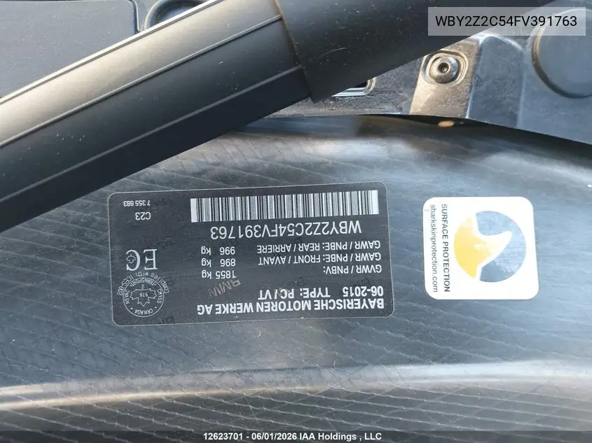 2015 BMW I8 VIN WBY2Z2C54FV391763 — фото 9