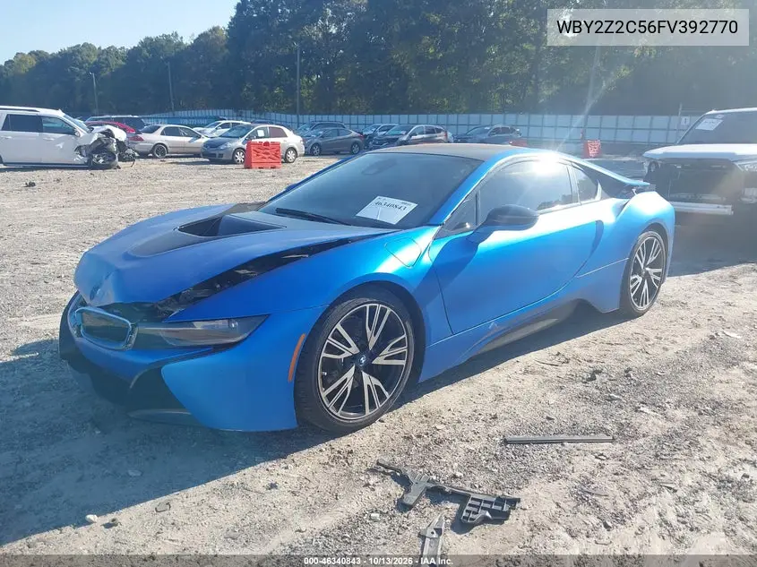 2015 BMW I8 VIN WBY2Z2C56FV392770 — фото 2