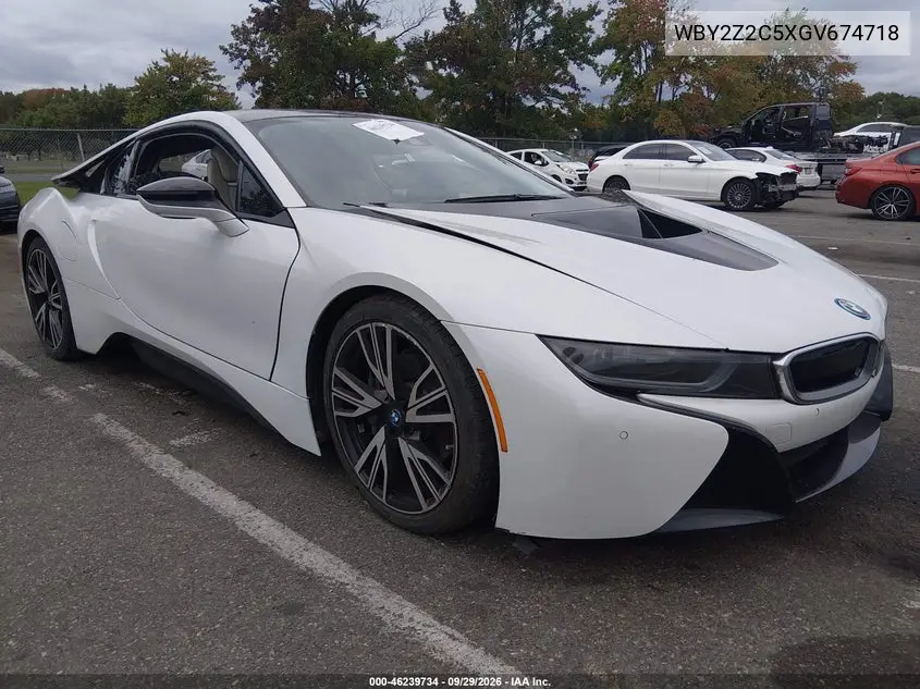 BMW I8 2016, VIN WBY2Z2C5XGV674718