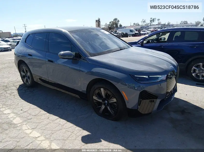 BMW IX 2025, VIN WB523CF04SCS18786