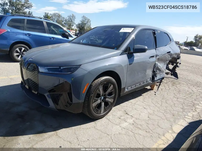 2025 BMW IX VIN WB523CF04SCS18786 — фото 2