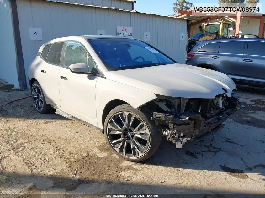 BMW IX 2026, VIN WB553CF07TCW08974