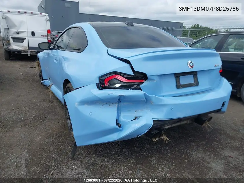 2023 BMW M2 VIN 3MF13DM07P8D25786 — фото 6