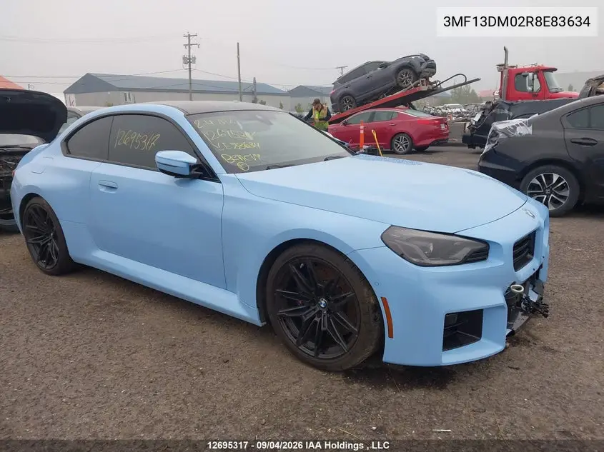 BMW M2 2024, VIN 3MF13DM02R8E83634