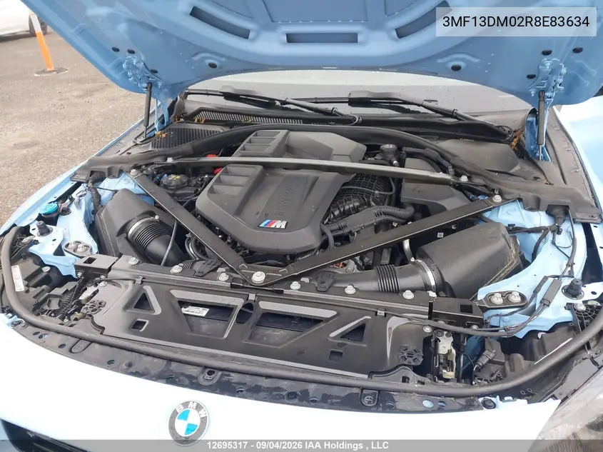2024 BMW M2 VIN 3MF13DM02R8E83634 — фото 10