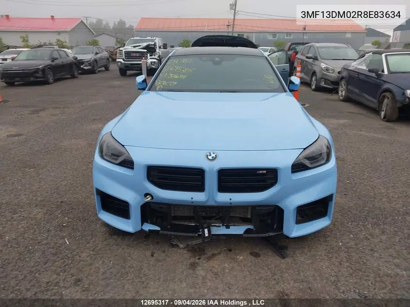 2024 BMW M2 VIN 3MF13DM02R8E83634 — фото 12