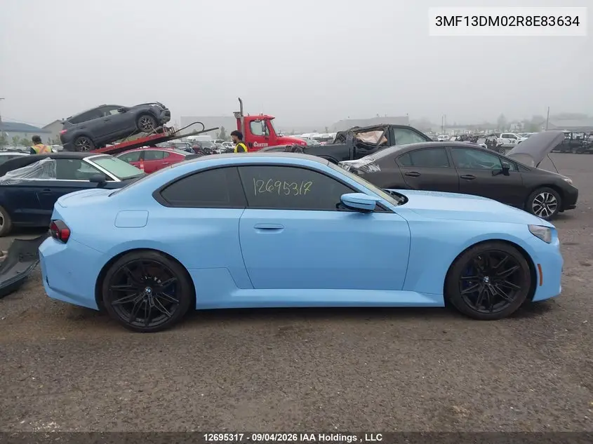 2024 BMW M2 VIN 3MF13DM02R8E83634 — фото 13