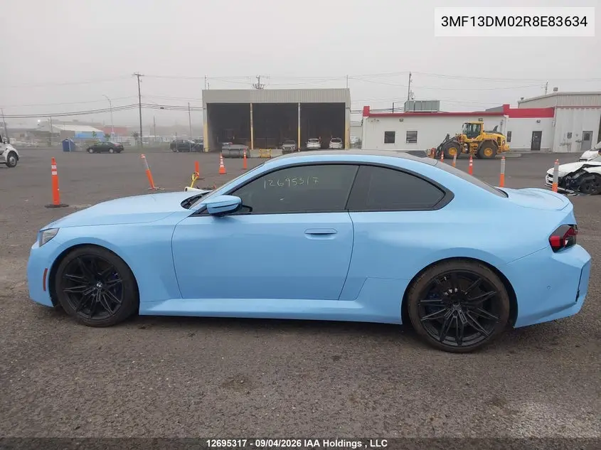 2024 BMW M2 VIN 3MF13DM02R8E83634 — фото 14
