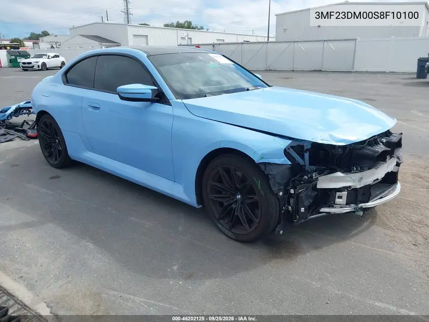 BMW M2 2025, VIN 3MF23DM00S8F10100