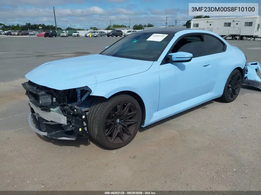 2025 BMW M2 VIN 3MF23DM00S8F10100 — фото 2