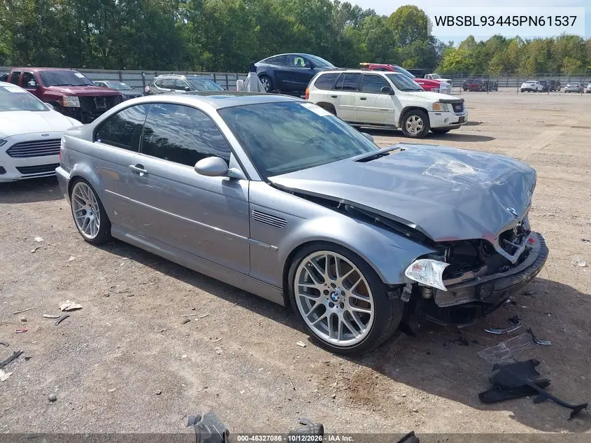 BMW M3 2005, VIN WBSBL93445PN61537