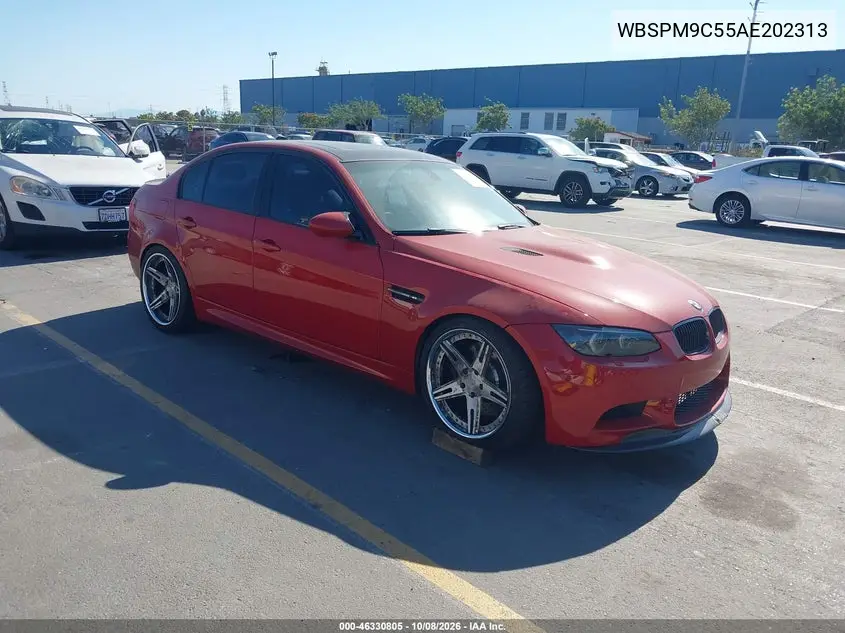 BMW M3 2010, VIN WBSPM9C55AE202313
