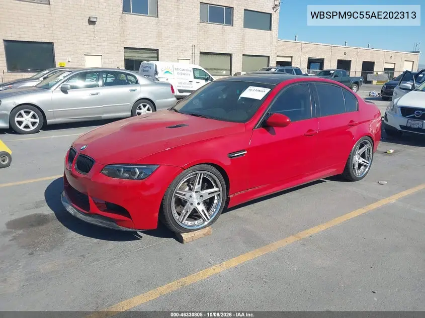 2010 BMW M3 VIN WBSPM9C55AE202313 — фото 2