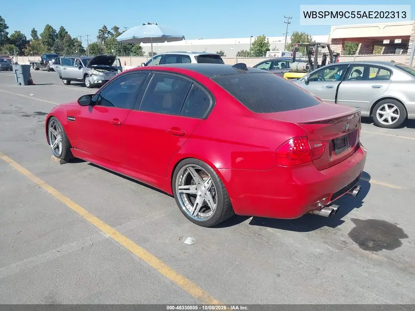 2010 BMW M3 VIN WBSPM9C55AE202313 — фото 3