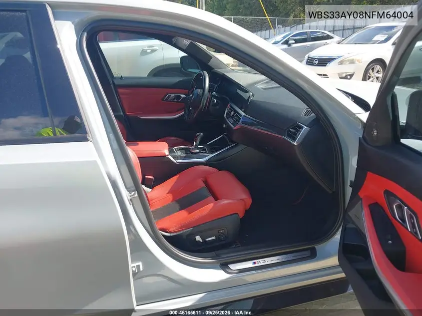 2022 BMW M3 VIN WBS33AY08NFM64004 — фото 5