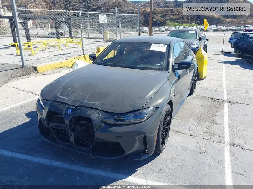 2024 BMW M3 VIN WBS33AY01RFS68380 — фото 2