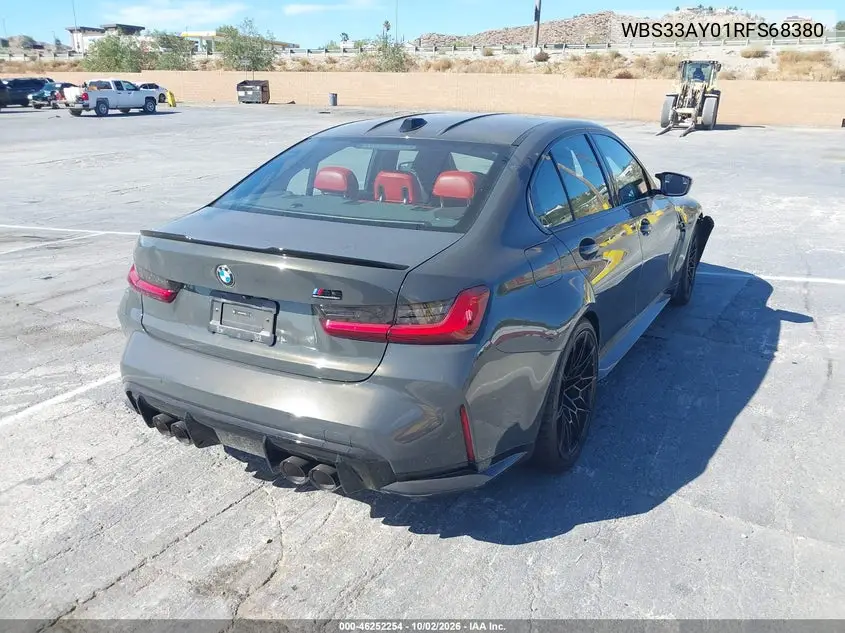 2024 BMW M3 VIN WBS33AY01RFS68380 — фото 4