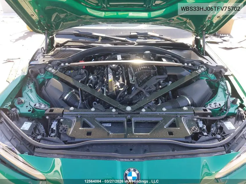 2026 BMW M3 VIN WBS33HJ06TFV75702 — фото 10