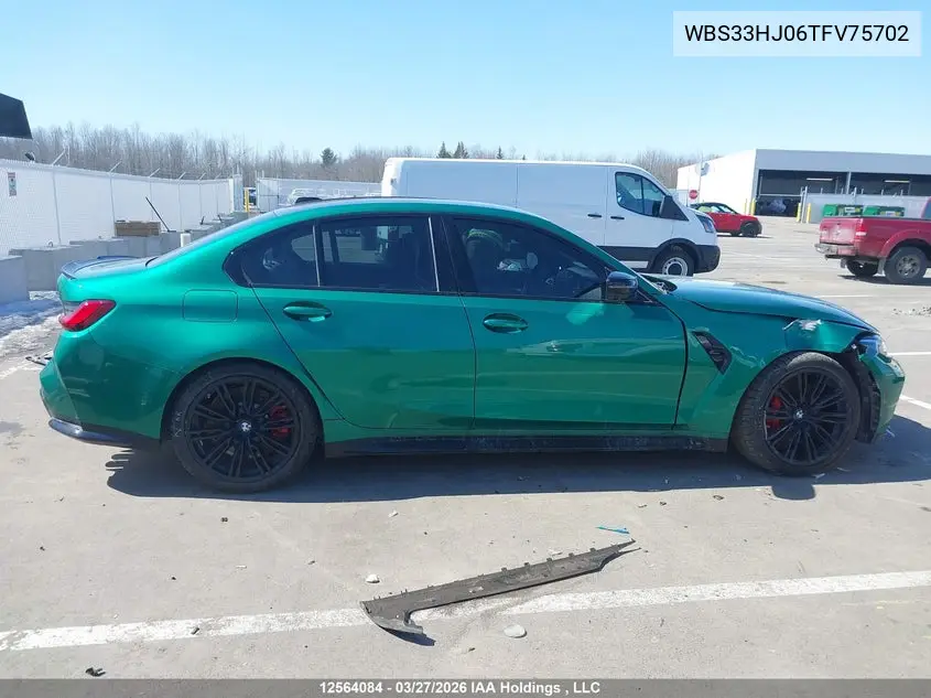2026 BMW M3 VIN WBS33HJ06TFV75702 — фото 14