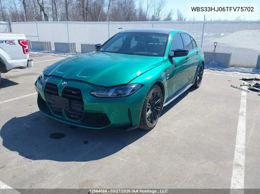 2026 BMW M3 VIN WBS33HJ06TFV75702 — фото 2