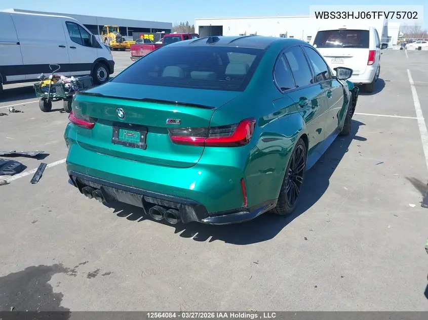 2026 BMW M3 VIN WBS33HJ06TFV75702 — фото 4
