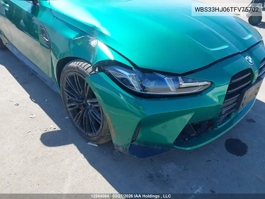 2026 BMW M3 VIN WBS33HJ06TFV75702 — фото 6