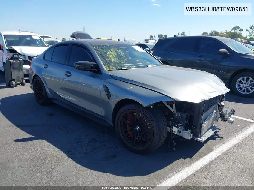 BMW M3 2026, VIN WBS33HJ08TFW09851