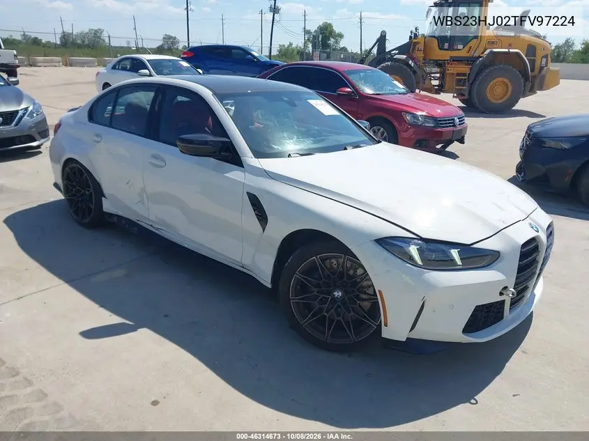 BMW M3 2026, VIN WBS23HJ02TFV97224