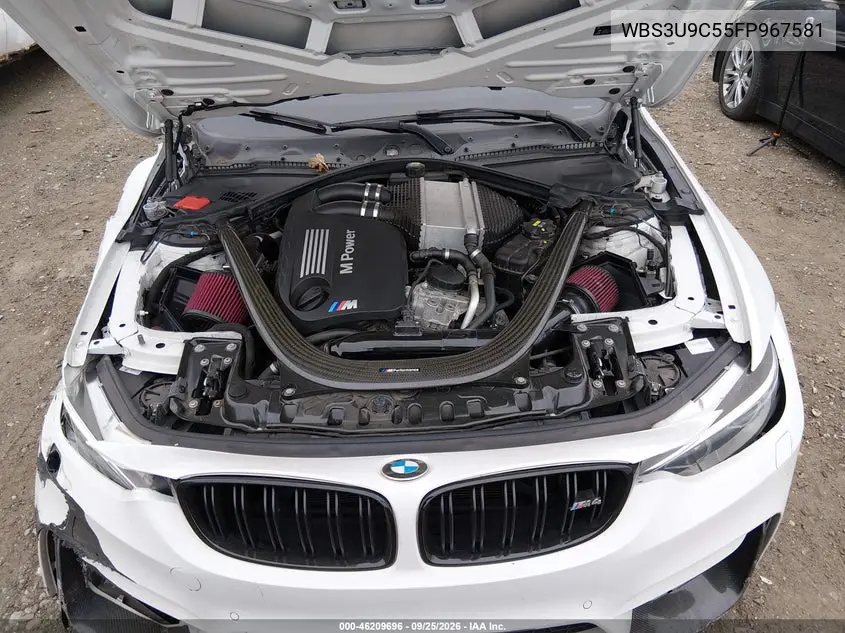 2015 BMW M4 VIN WBS3U9C55FP967581 — фото 10