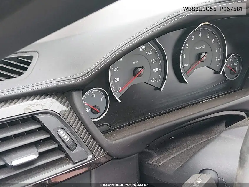 2015 BMW M4 VIN WBS3U9C55FP967581 — фото 14