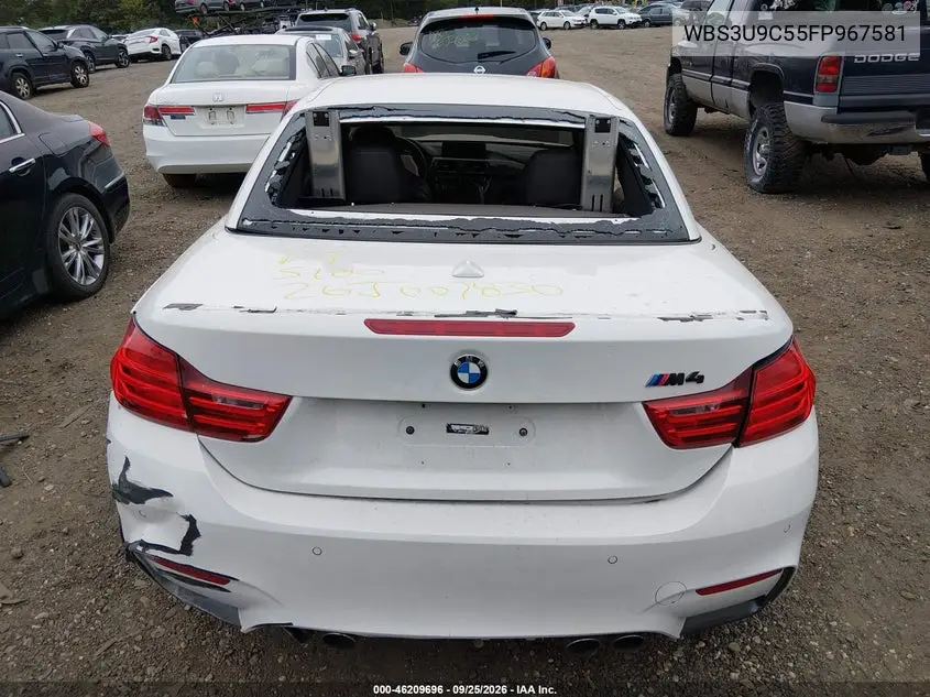 2015 BMW M4 VIN WBS3U9C55FP967581 — фото 15