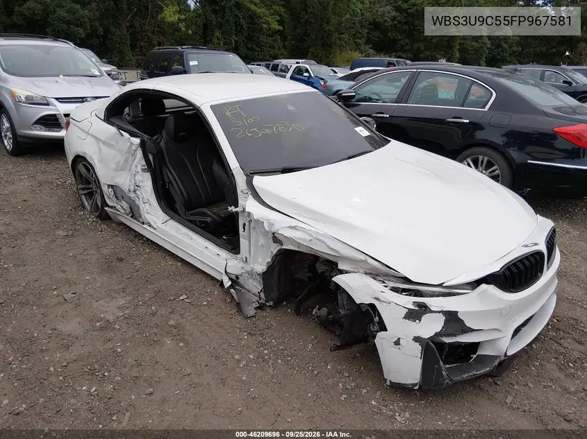 2015 BMW M4 VIN WBS3U9C55FP967581 — фото 6