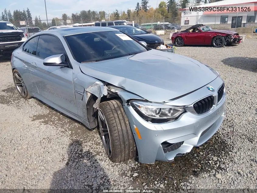 BMW M4 2015, VIN WBS3R9C58FK331526