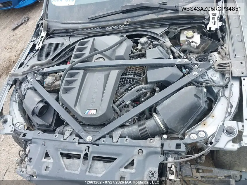 2024 BMW M4 VIN WBS43AZ05RCP34851 — фото 10