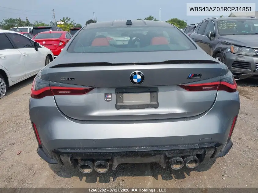 2024 BMW M4 VIN WBS43AZ05RCP34851 — фото 16