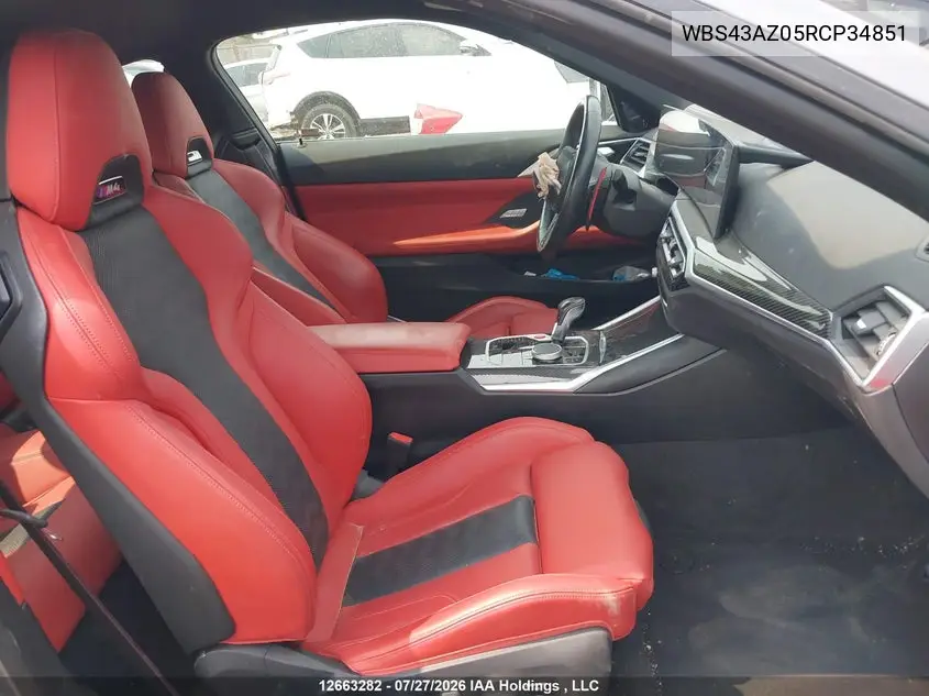 2024 BMW M4 VIN WBS43AZ05RCP34851 — фото 5