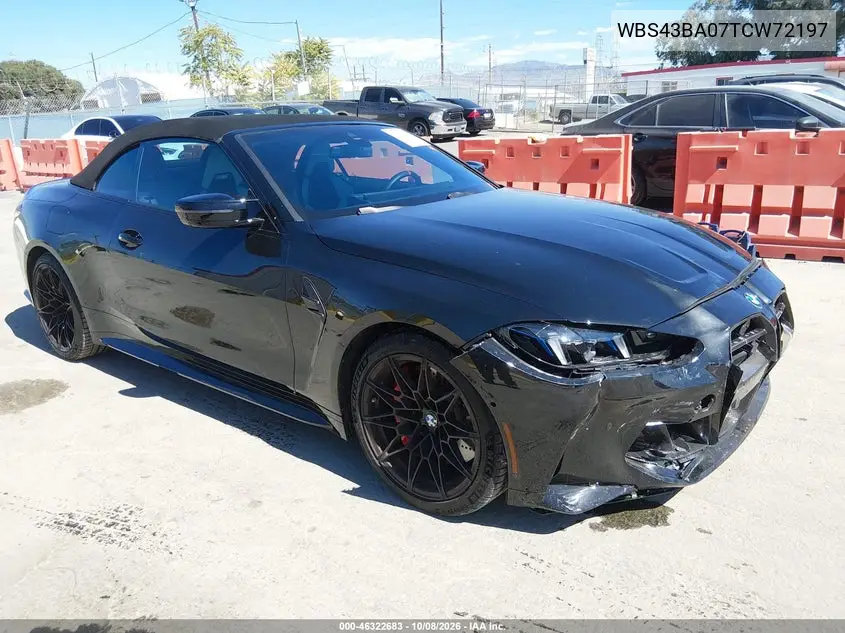 BMW M4 2026, VIN WBS43BA07TCW72197