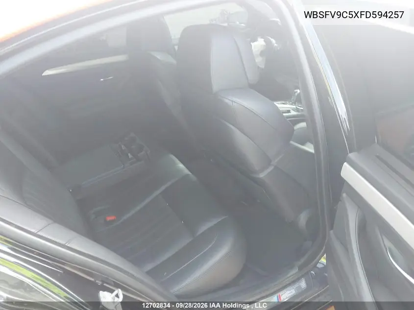 2015 BMW M5 VIN WBSFV9C5XFD594257 — фото 8