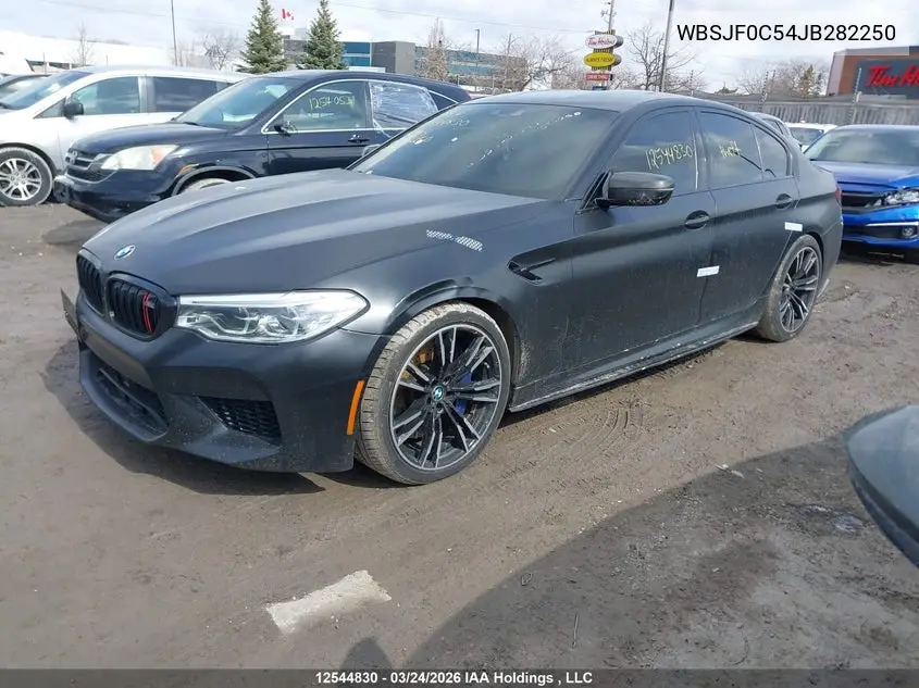 2018 BMW M5 VIN WBSJF0C54JB282250 — фото 2