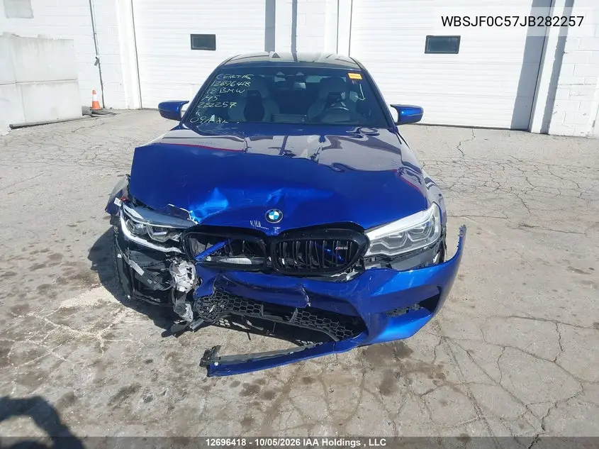 2018 BMW M5 VIN WBSJF0C57JB282257 — фото 12