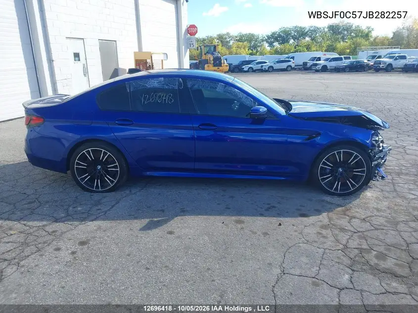 2018 BMW M5 VIN WBSJF0C57JB282257 — фото 13