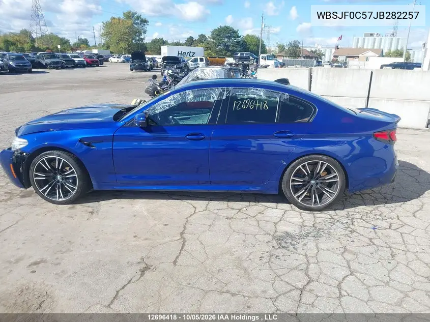 2018 BMW M5 VIN WBSJF0C57JB282257 — фото 14