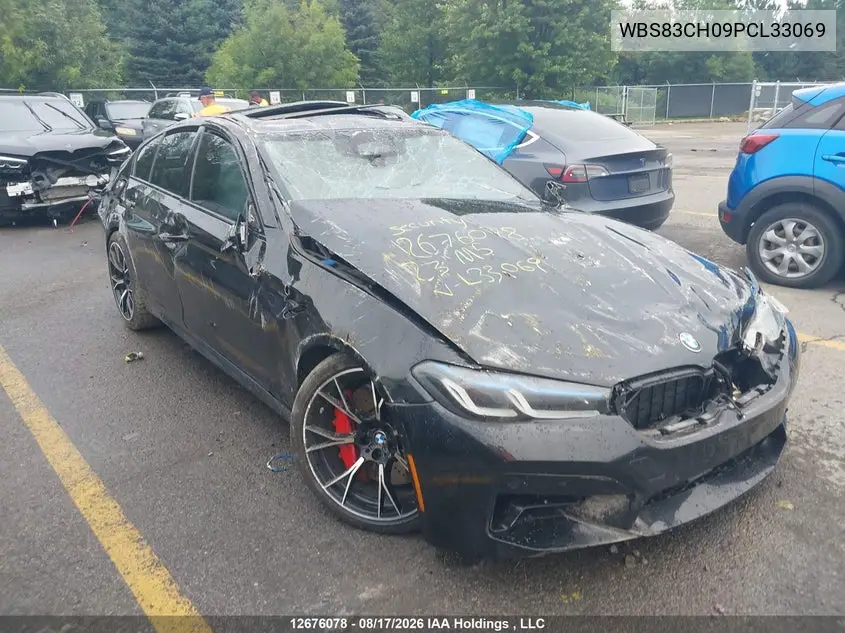 BMW M5 2023, VIN WBS83CH09PCL33069