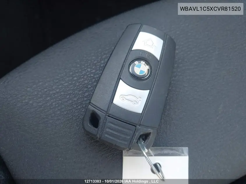 2012 BMW X1 VIN WBAVL1C5XCVR81520 — фото 11