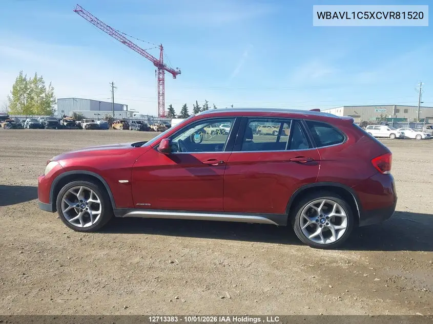 2012 BMW X1 VIN WBAVL1C5XCVR81520 — фото 14