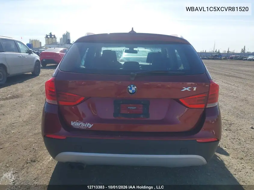 2012 BMW X1 VIN WBAVL1C5XCVR81520 — фото 16