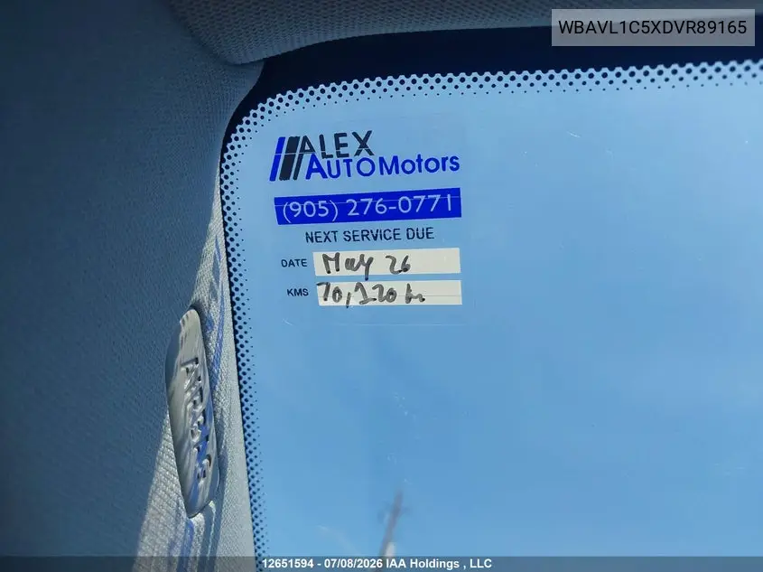 2013 BMW X1 VIN WBAVL1C5XDVR89165 — фото 15