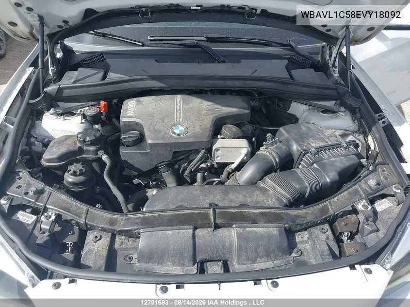 2014 BMW X1 VIN WBAVL1C58EVY18092 — фото 10
