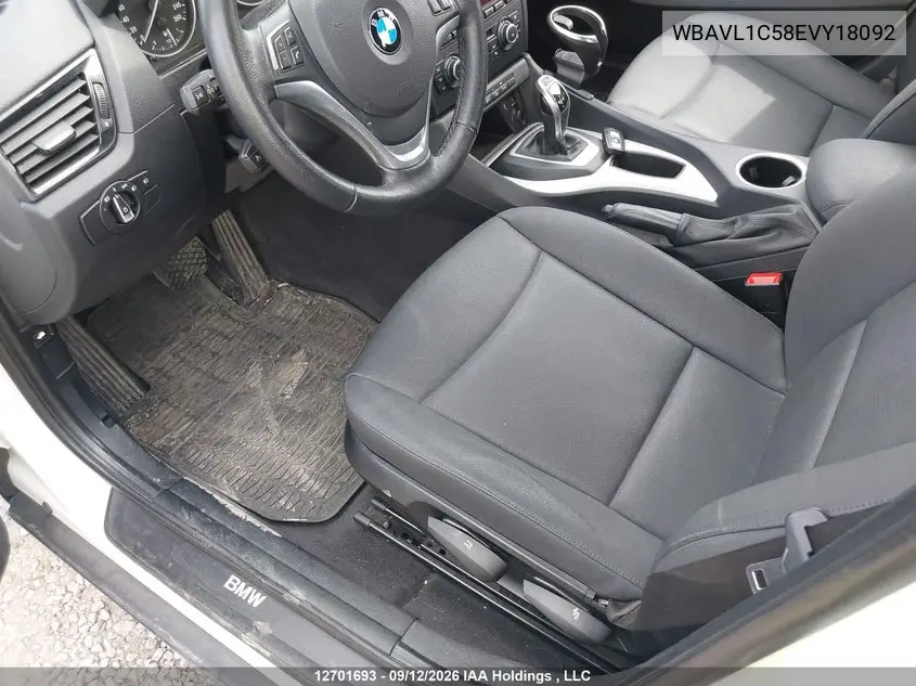 2014 BMW X1 VIN WBAVL1C58EVY18092 — фото 6